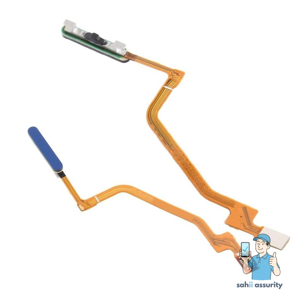 Fingerprint Sensor with Flex Cable for Xiaomi Redmi Note 9 Pro Max Blue
